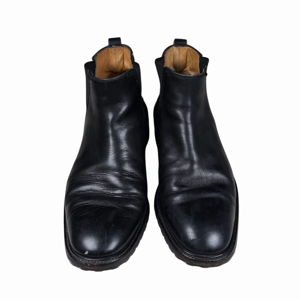 Bally Made in Italy Men's Leather Zip Chelsea‎ Ankle Boots Men's 7.5 M Black